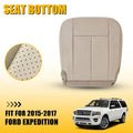Bottom Seat Cover for Ford Expedition (2015–2017) Tan Front Left EXV