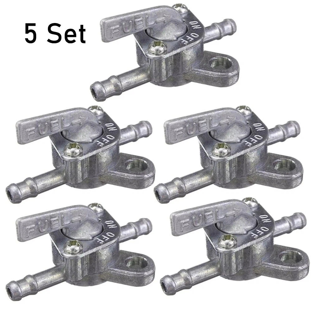 5Pcs Inline Fuel Tank On-Off Switch Tap Valve Petcock for 90cc-250cc ATV