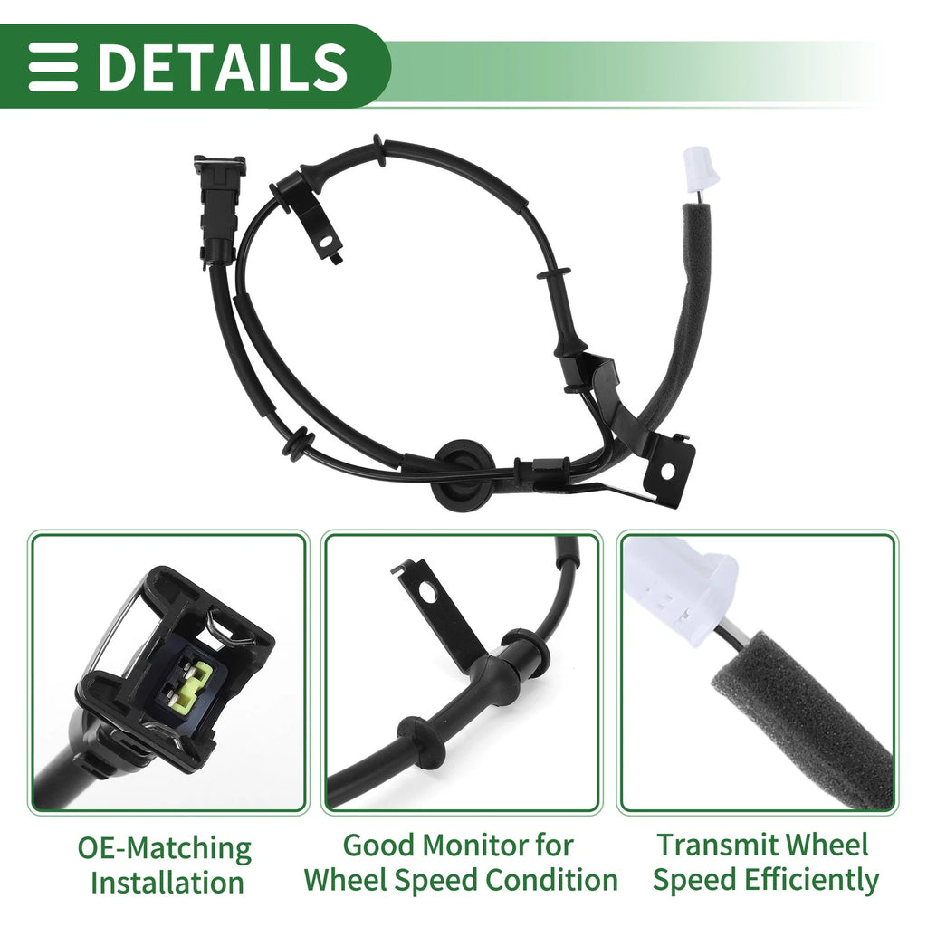 ABS Wheel Speed Sensor No. 919211E000 for Hyundai Accent (2006–2011)