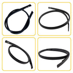 Set of 2 Upper Left & Right Drip Side Molding Trims for Honda Civic (2012–2015)