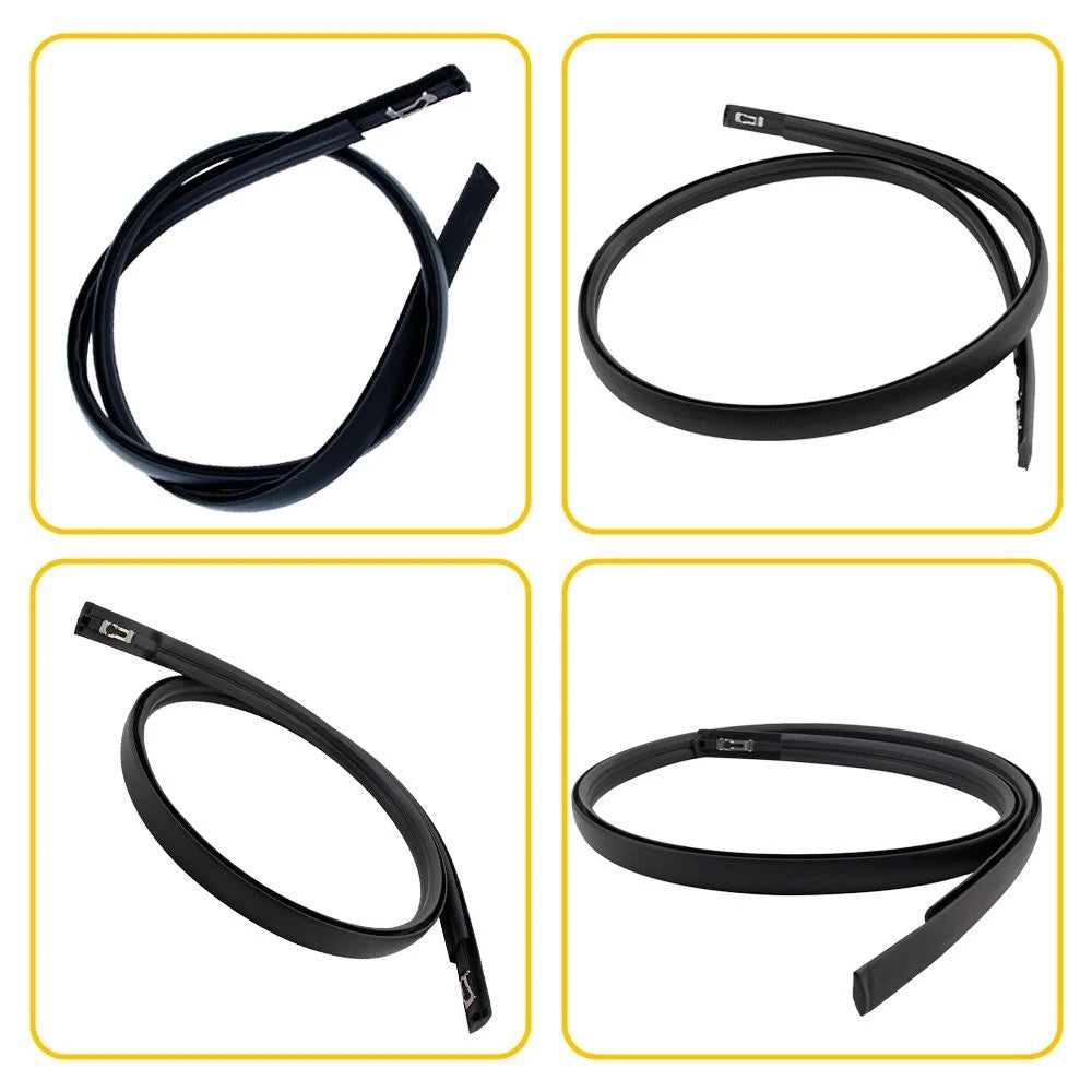 Set of 2 Upper Left & Right Drip Side Molding Trims for Honda Civic (2012–2015)