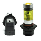 Set of 2 9005 H10 9145 3000K Yellow 100W LED Headlight Fog Light Bulbs
