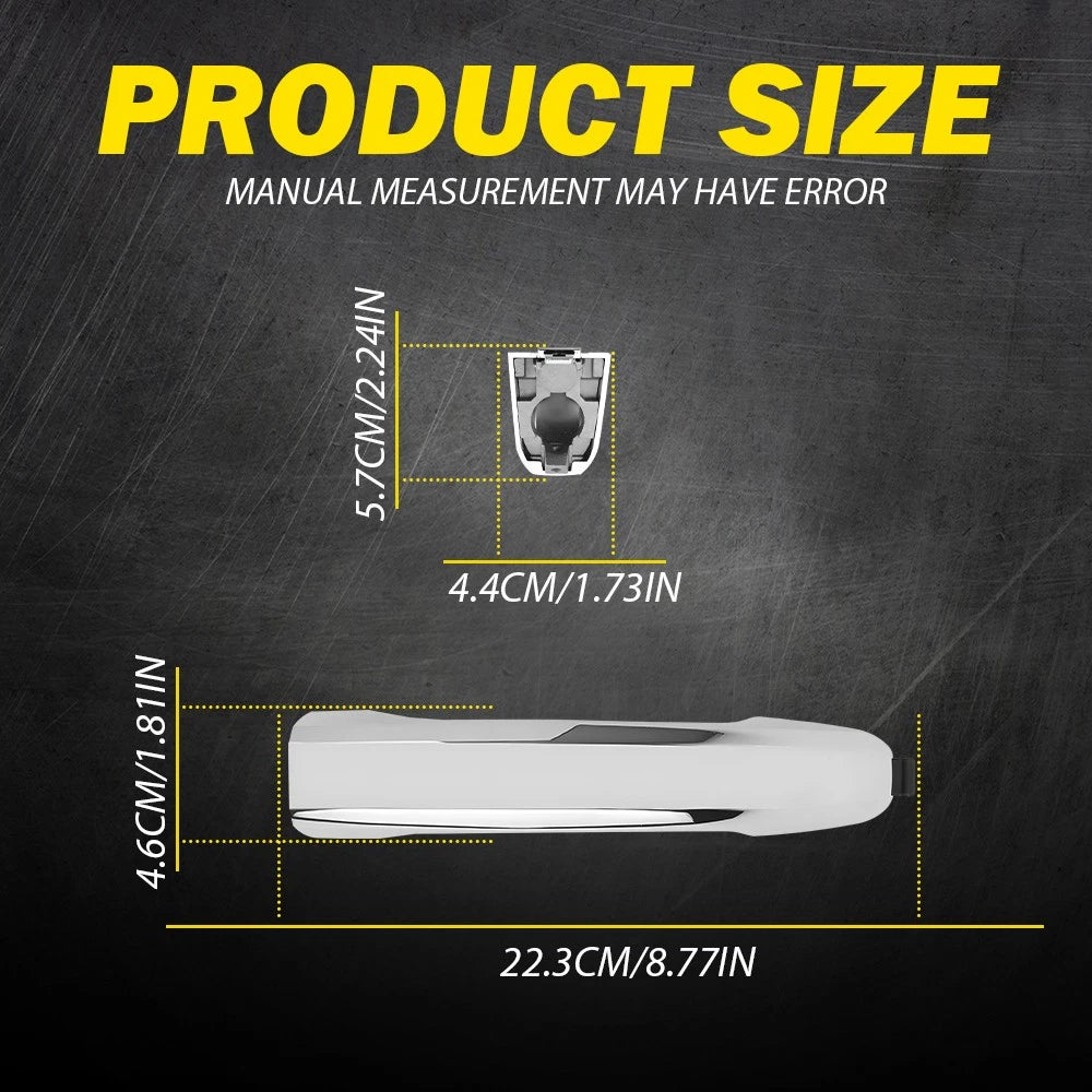 Chrome Exterior Door Handle for Silverado Sierra (2014-2022)