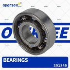 Crankshaft Ball Bearing Lower for Evinrude Johnson BRP Outboard (0391849, 6203/C3)