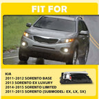 Pair Chrome Interior Door Handles for Kia Sorento (2011–2015)