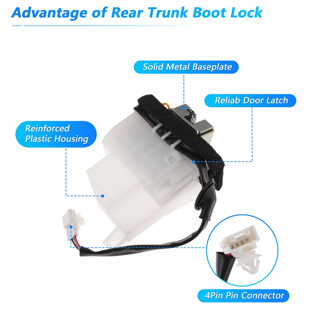 Rear Trunk Latch Lock Actuator for Toyota 4Runner (2010–2021) 6911035080