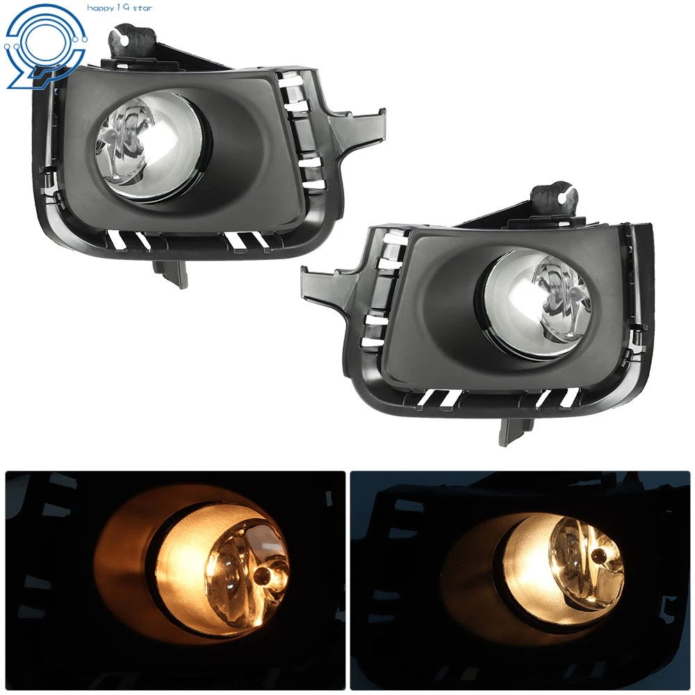 Set of 2 Fog Lights for Toyota Prius C (2012–2014) with Bezel and Switch