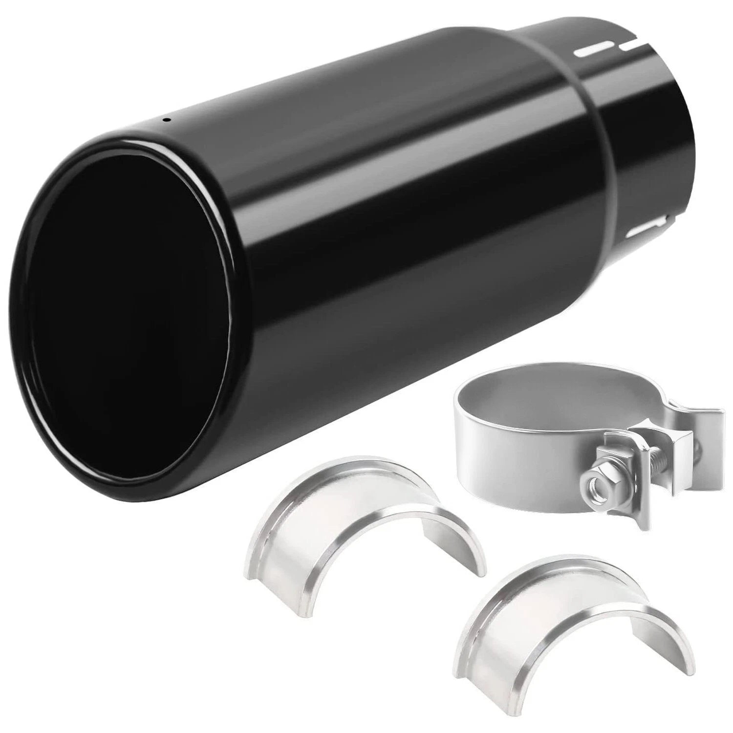 Black Chrome Exhaust Muffler Tip for Toyota Tacoma (2005–2023) PT932-35180-02