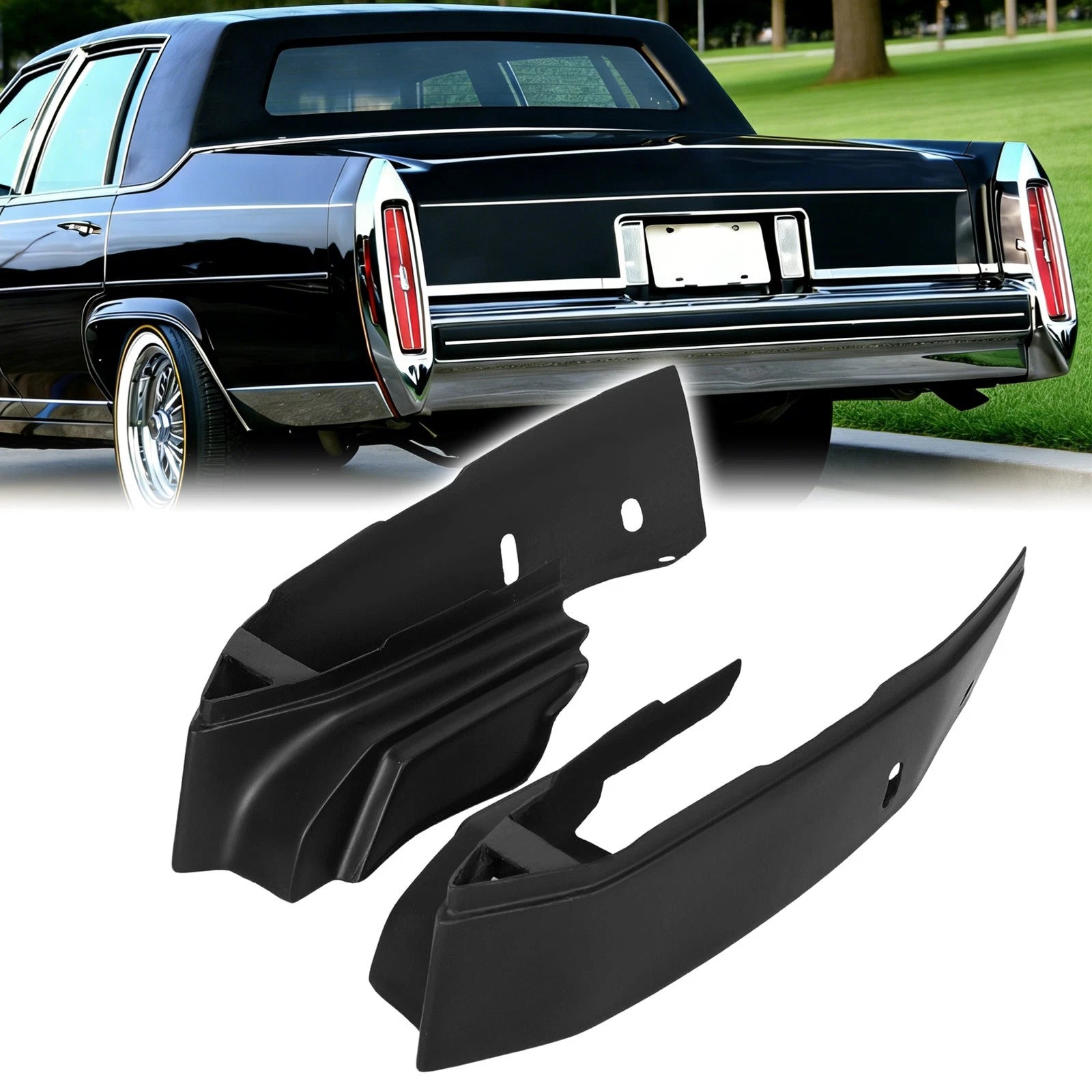 Rear Fiberglass Bumper Fillers for Cadillac Fleetwood Brougham Deville (1980–1992)