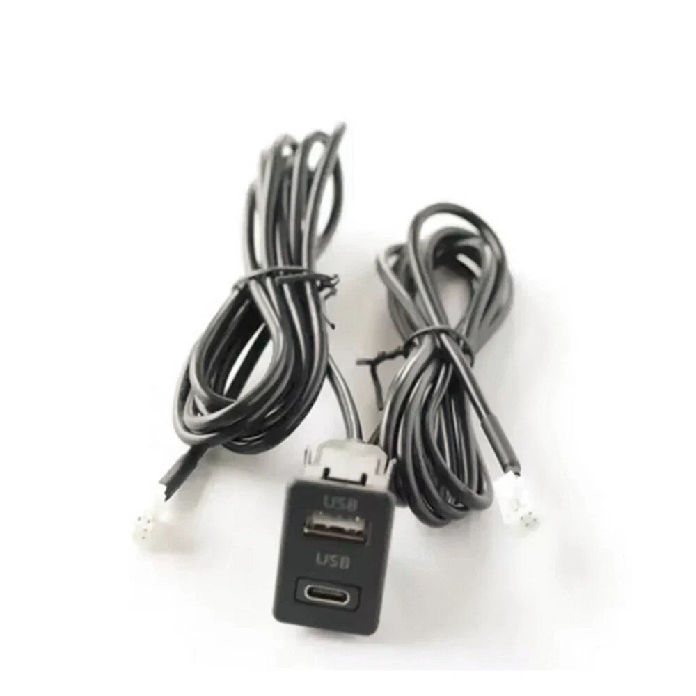 Multimedia Head Unit Panel Interface Extension Cable Adapter for Car (145cm)