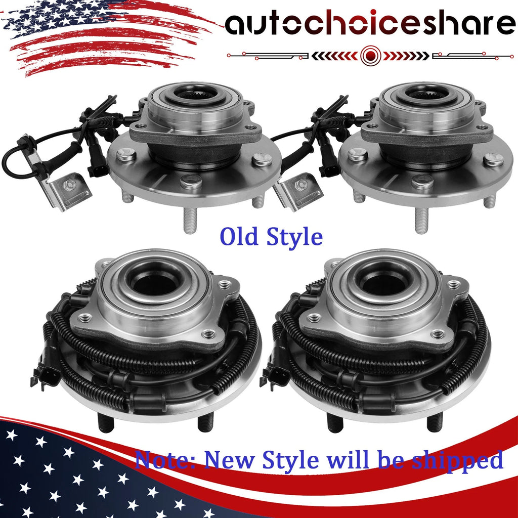 Set of 4 Wheel Hub Bearings for Dodge Grand Caravan Chrysler Town & Country (2008–2012)