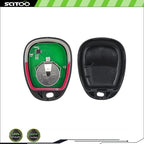 2Pcs Remote Key Fob for Chevrolet Tahoe (1996–2000) ABO1502T
