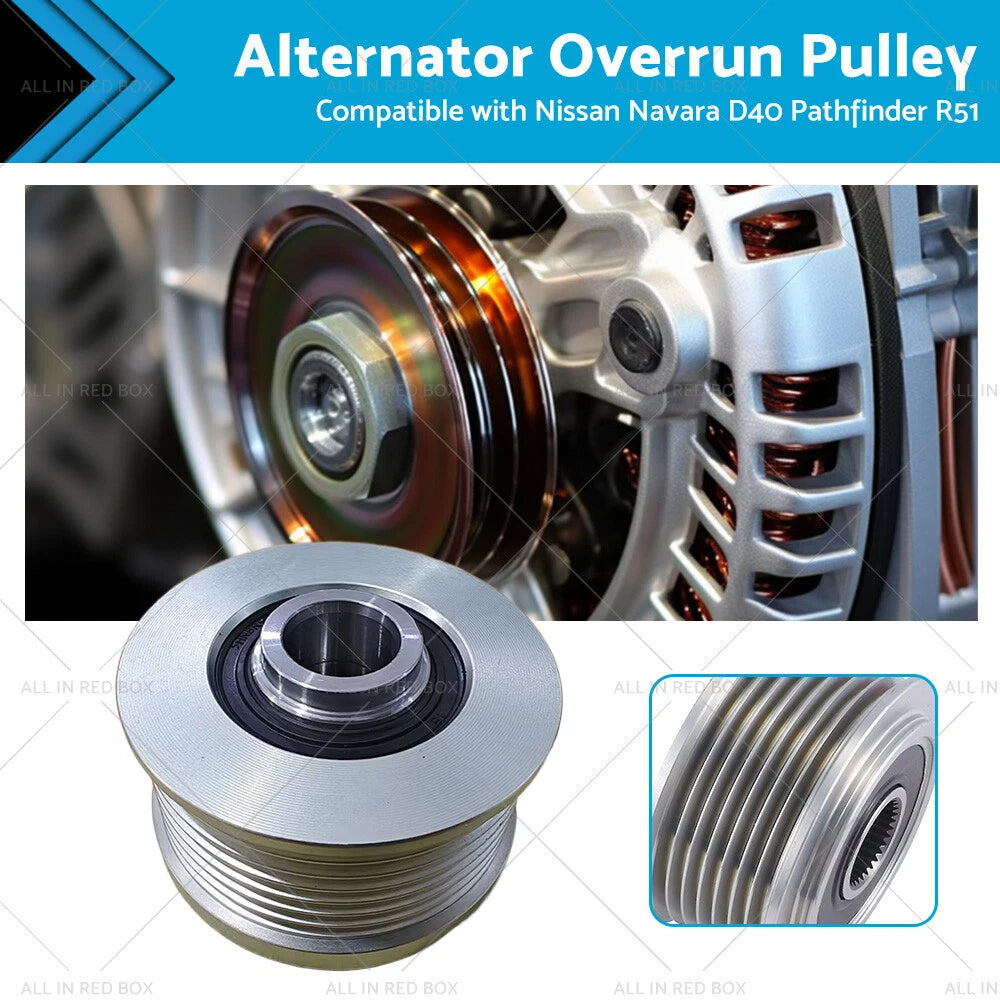 Alternator Overrunning Pulley for Nissan Navara D40, Pathfinder R51 (2005–2015)