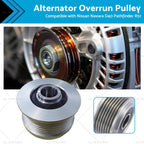 Alternator Overrunning Pulley for Nissan Navara D40, Pathfinder R51 (2005–2015)
