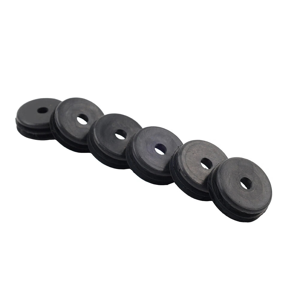 6X Black Side Nerf Bar End Cap Plug 5450653 for Polaris General 1000 (2016–2025)