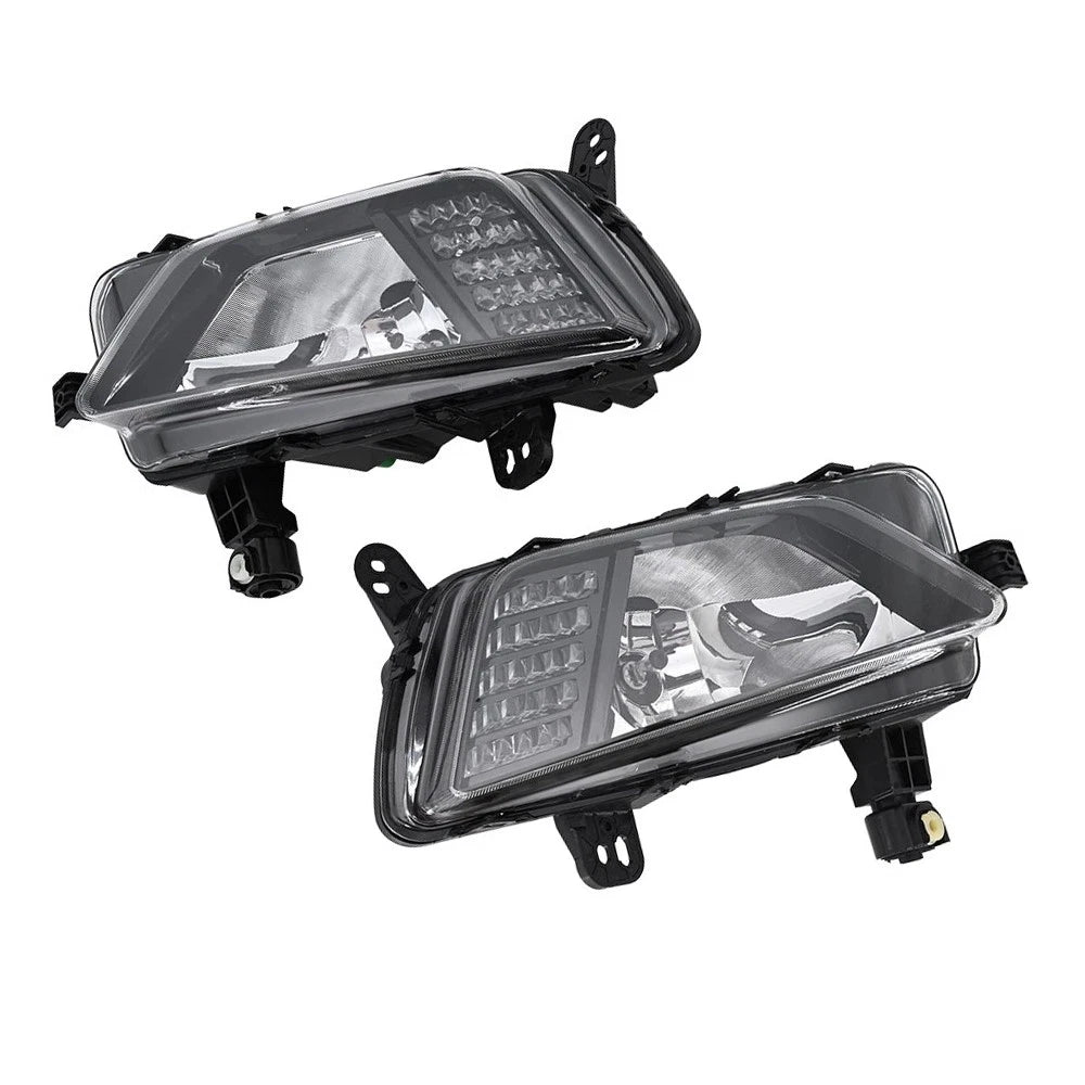 LED Fog Daytime Running Lights Pair for VW Polo Mk6 (2017–2022)