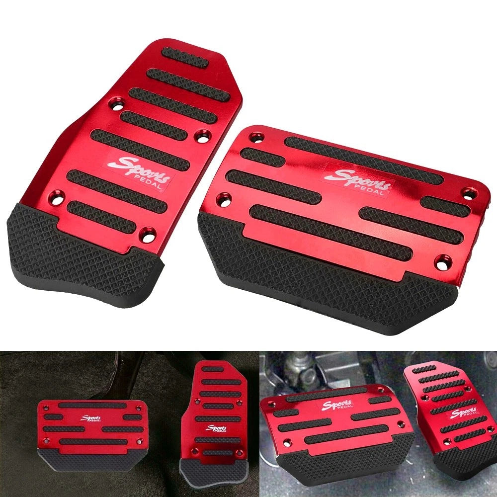 Non-Slip Automatic Gas Brake Foot Pedal Pad Cover for Universal Fit