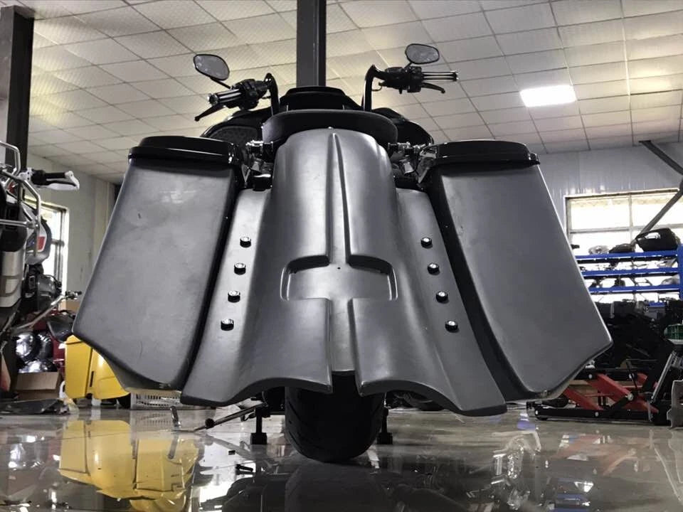 Stretched Saddlebags & Rear Fender for Harley Touring Bagger (2014–2024)