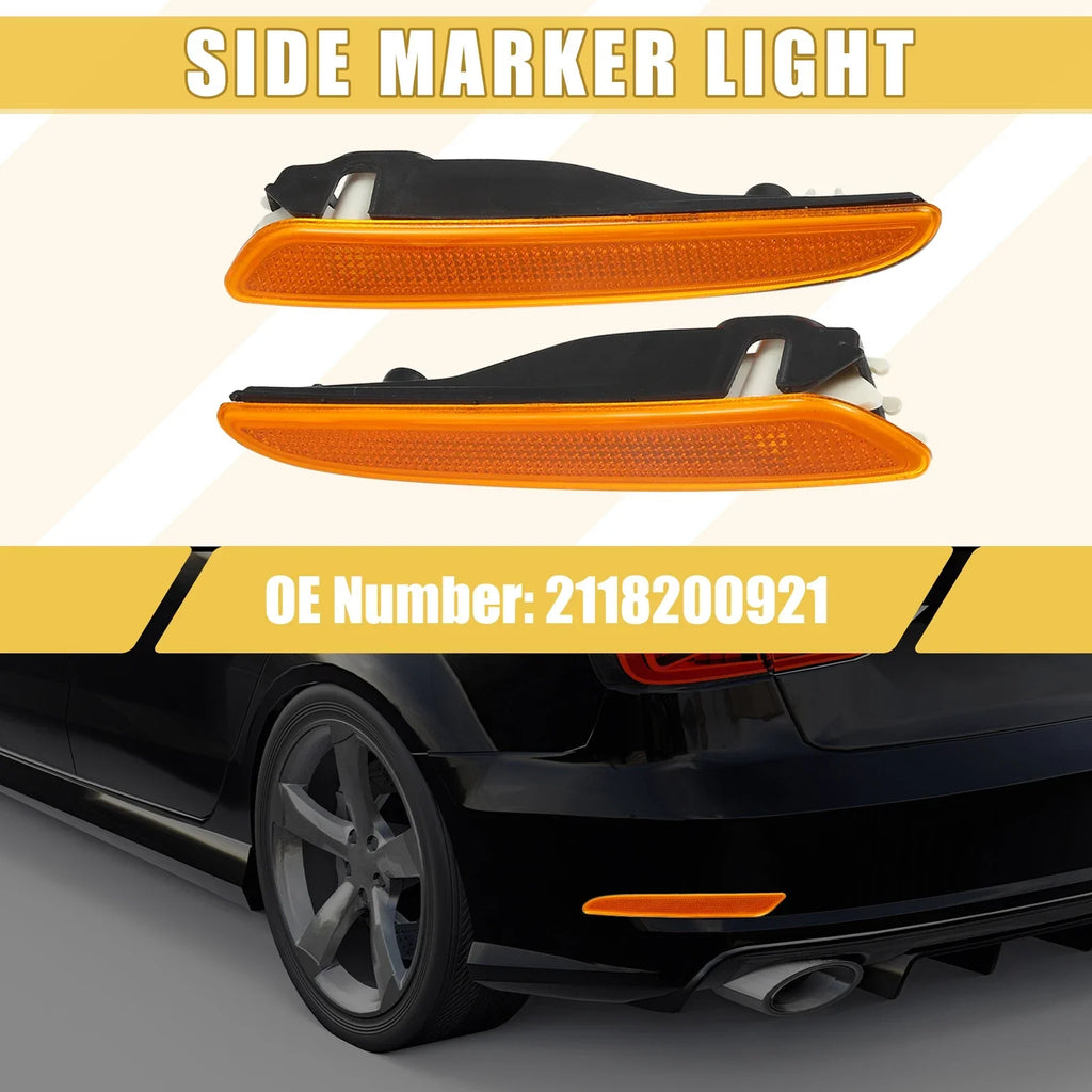 Front Bumper Side Marker Light for Mercedes (2010-2015) - 1 Pair