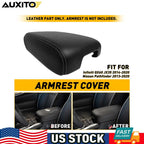 Center Console Lid Armrest Vinyl Cover for Infiniti QX60 JX35 (2013–2020)