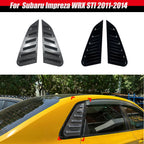 Pair Side Vent Window Scoop Louver Cover Trim for Subaru Impreza WRX STI (2011–2014)