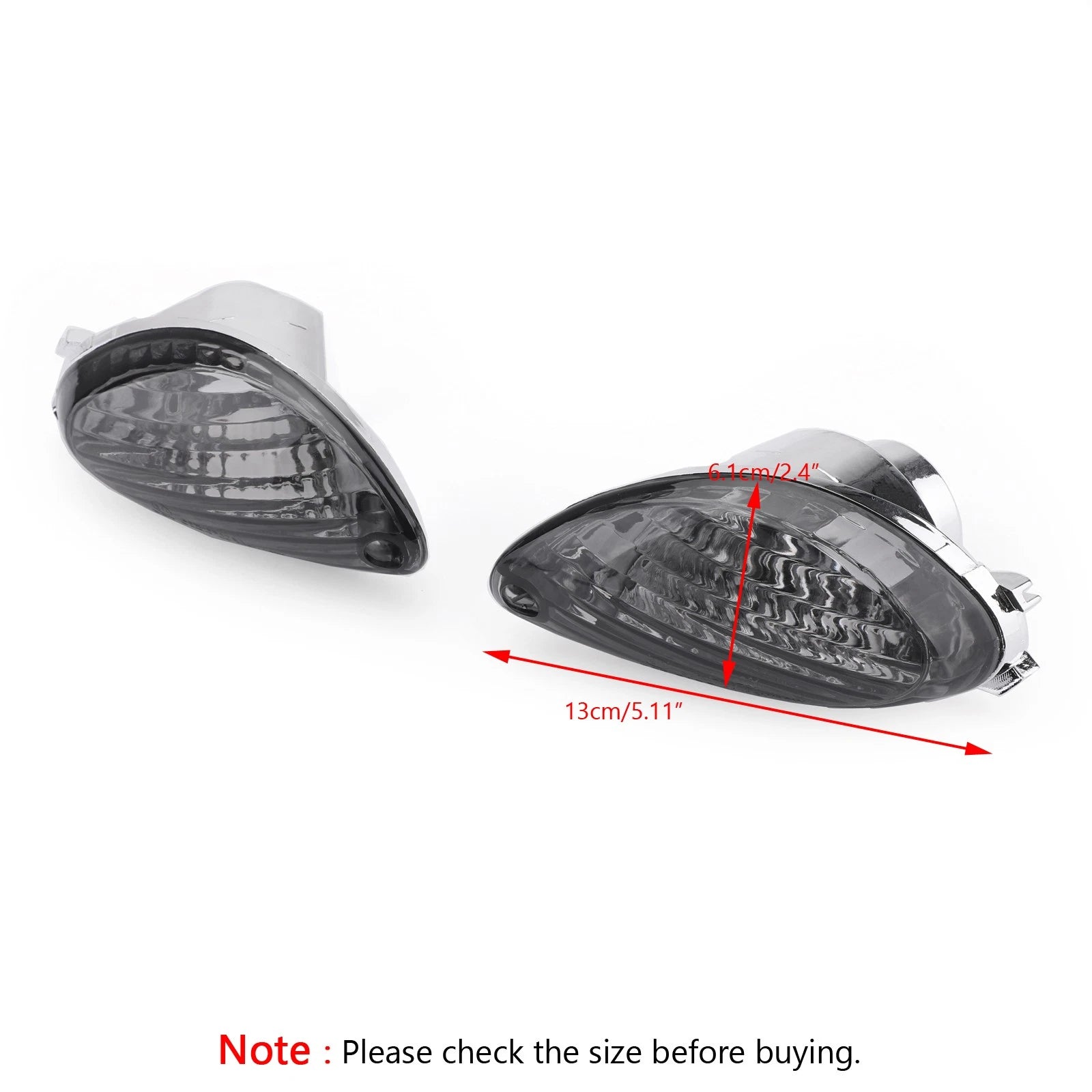 Rear Turn Signal Lens for Suzuki Hayabusa GSXR1300 (2008–2020) Smoke