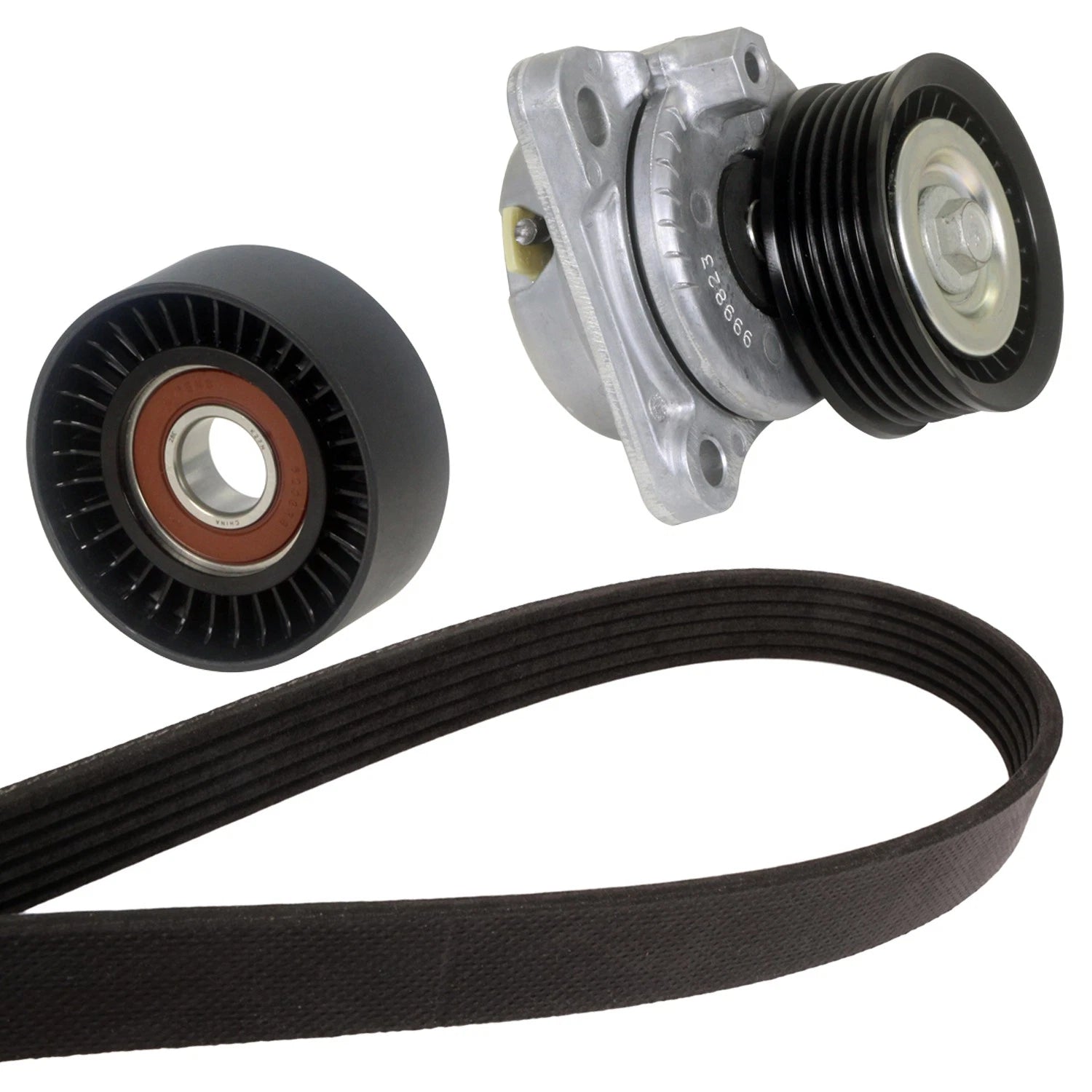 Drive Belt Idler Pulley Tensioner Kit for Mazda Tribute i 2.3L (2001–2007)