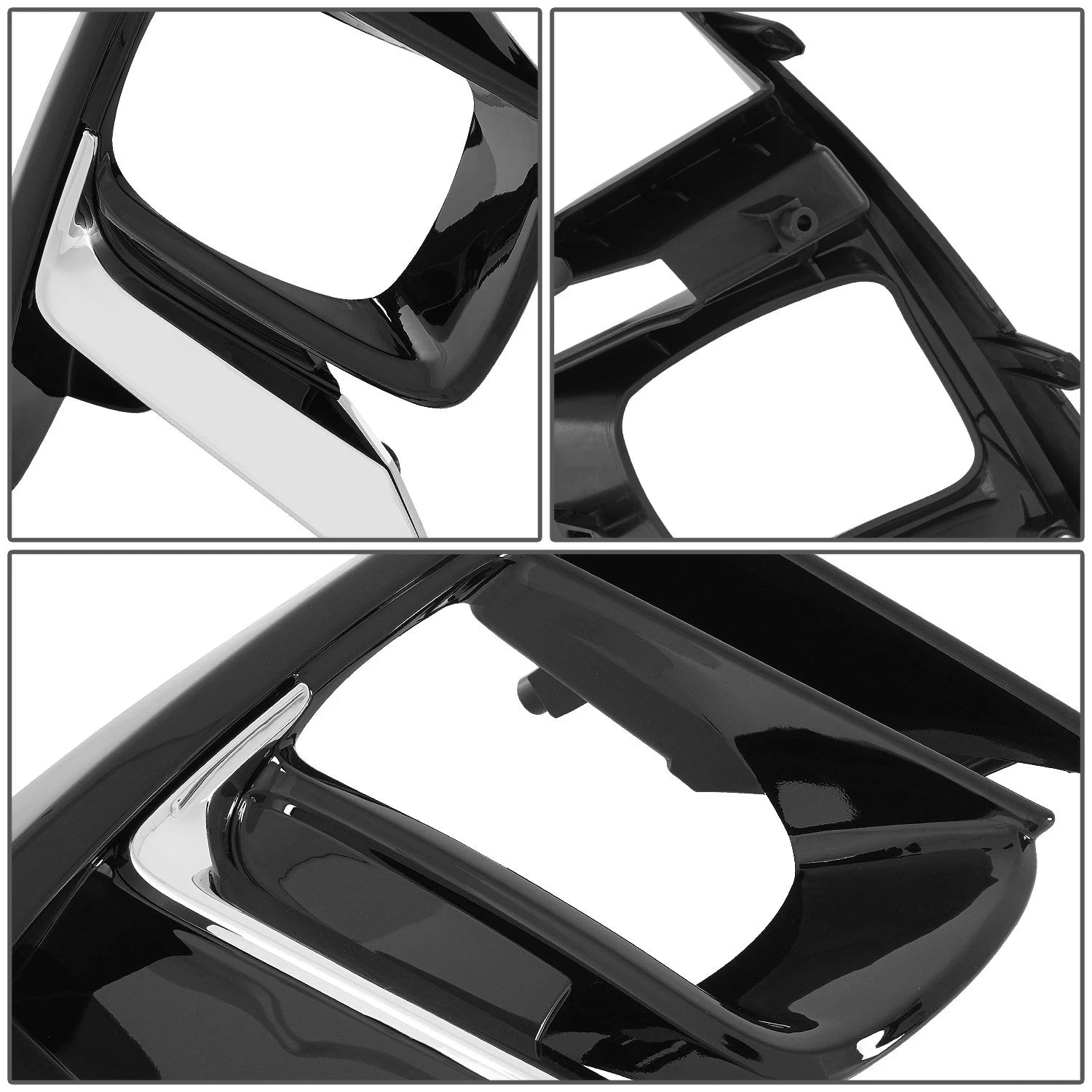 Fog Light Cover for Toyota Prius (2004–2009) Smooth Black