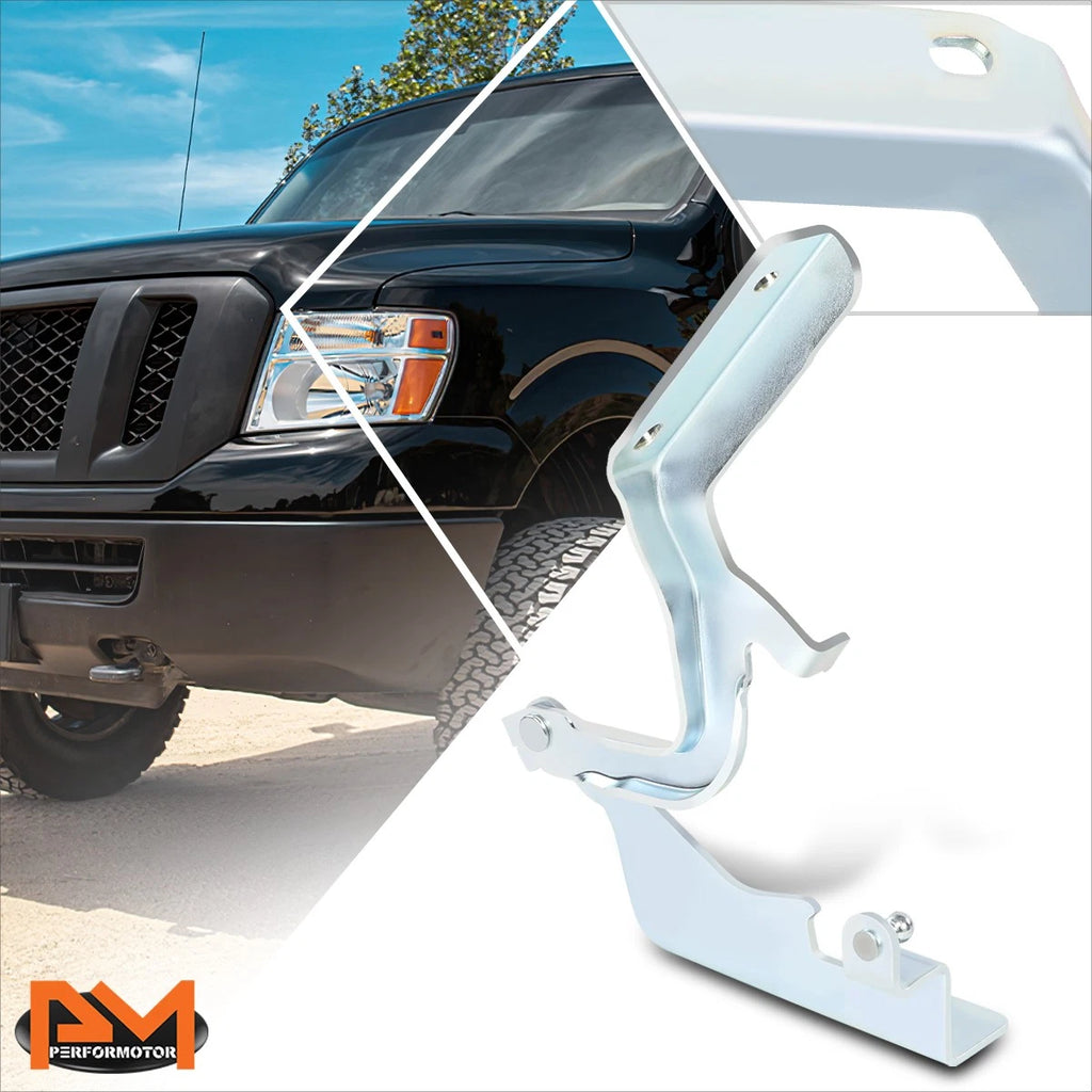 Rear Bumper Step Pad for Ford F-150 (2004–2008) with Sensor Holes, Black