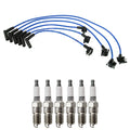 NGK Wire Set & Denso Spark Plugs Kit for Aerostar Explorer Ranger (1990–1997)