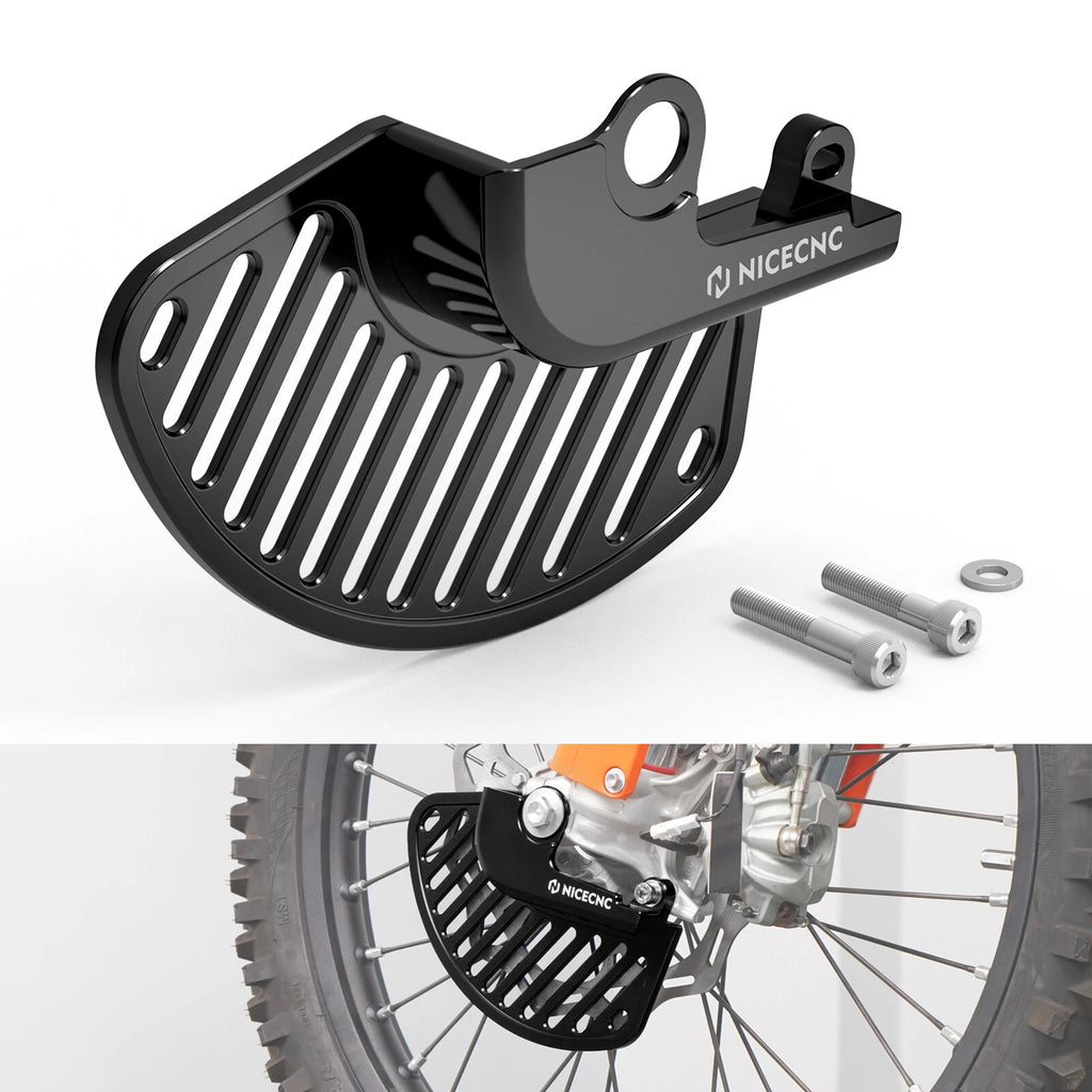 CNC Front Brake Disc Guard Cover for KTM 250 350 450 500 EXCF EXC-F (2017–2024)