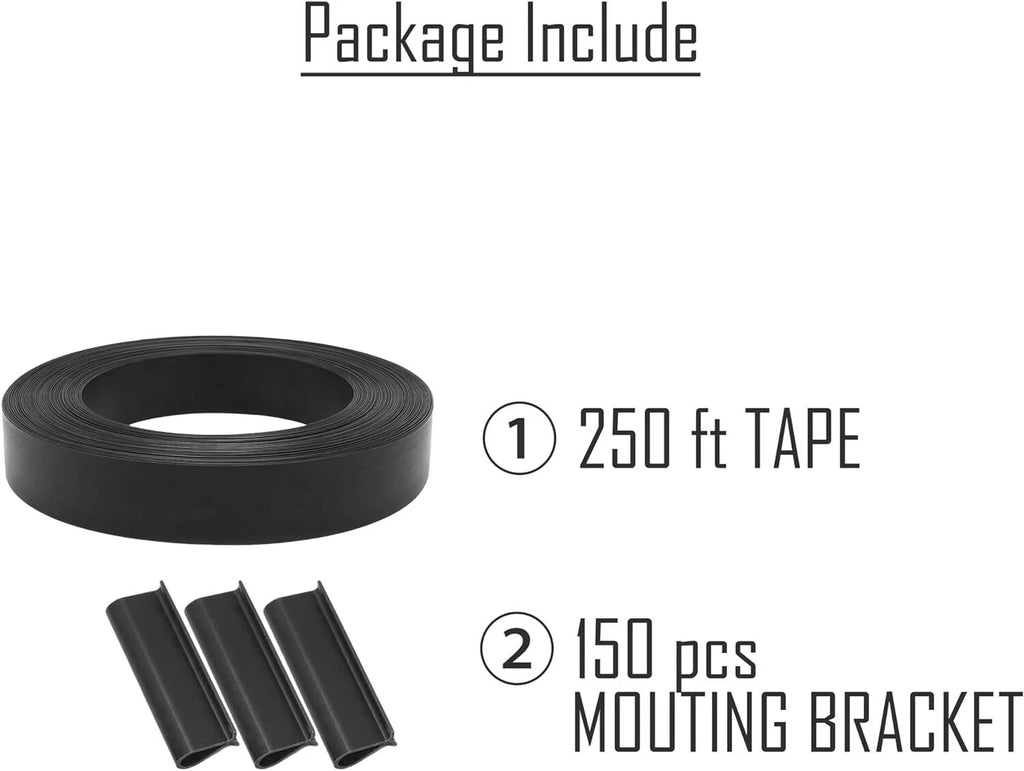 Privacy Tape for Chain Link Fence (75m/250 ft Roll) UV Resistant