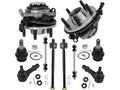 Front Wheel Hub Ball Joint Tie Rod End Kit for Mazda B4000 (1998–2000) KR837WJ