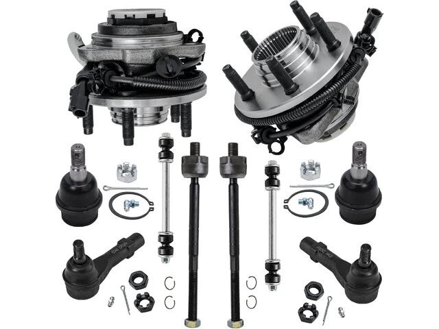 Front Wheel Hub Ball Joint Tie Rod End Kit for Mazda B4000 (1998–2000) KR837WJ