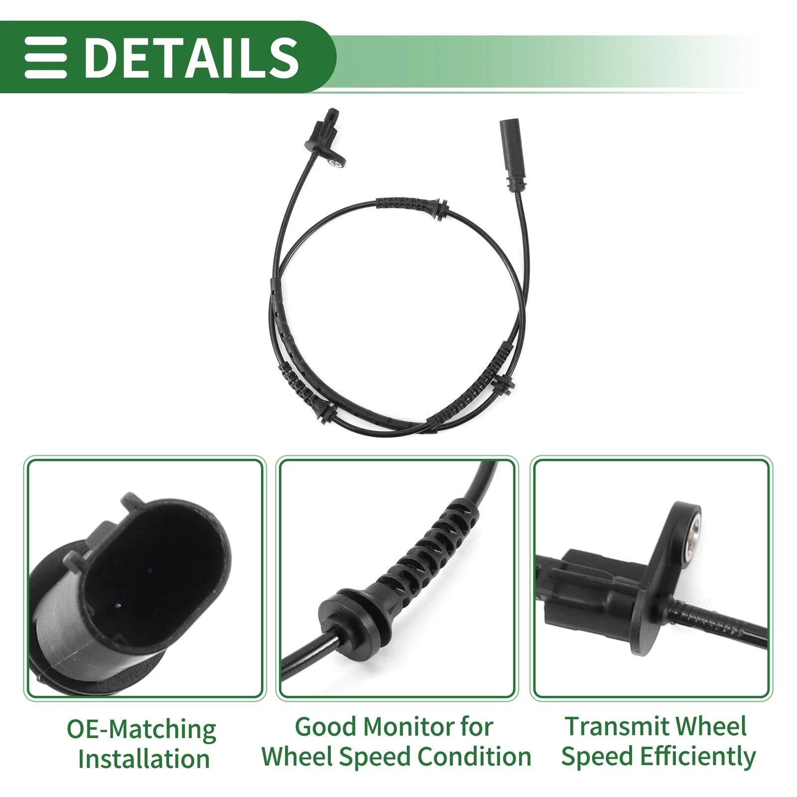 ABS Wheel Speed Sensor No. 34526895660 for BMW 330i (2019–2024)