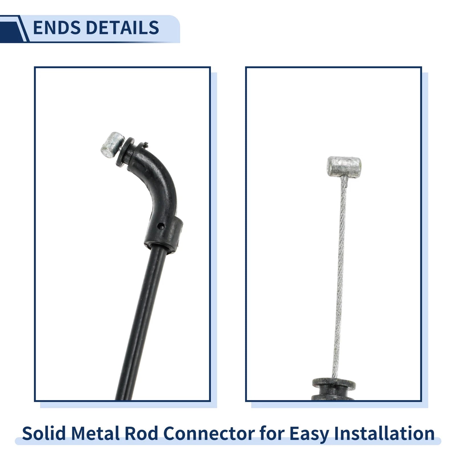 Hood Latch Release Cable for BMW 745i (2002–2005) No. 51238240609