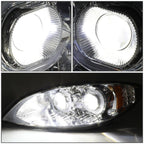 Chrome LED Projector Headlights for International Harvester ProStar (2009–2018)