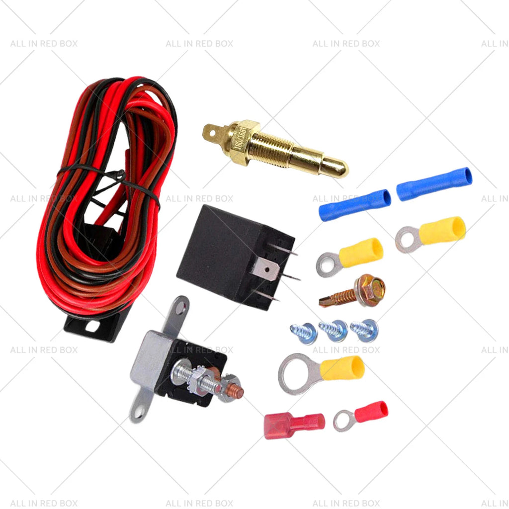Electric Fan Thermostat Relay Switch Kit for Chevy (1/8 NPT)