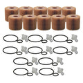 Set of 10 Engine Oil Filters for Lexus Scion Toyota (Metal Free)