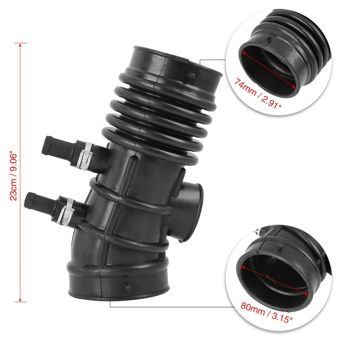Engine Air Intake Hose for Nissan Frontier Xterra V6 3.3L (1999–2004) 16578-4S100