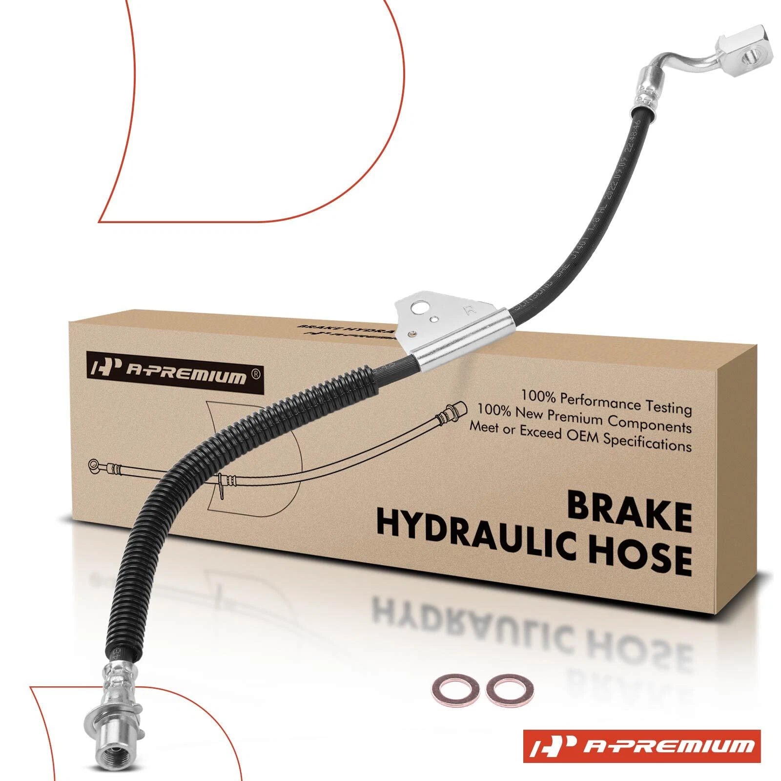 Front Right Brake Hydraulic Hose for Chevy Astro GMC Safari (2003–2005)