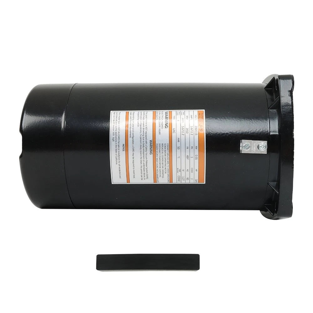 Swimming Pool Pump Motor USQ1072 Square Flange 0.75 HP (0–0)