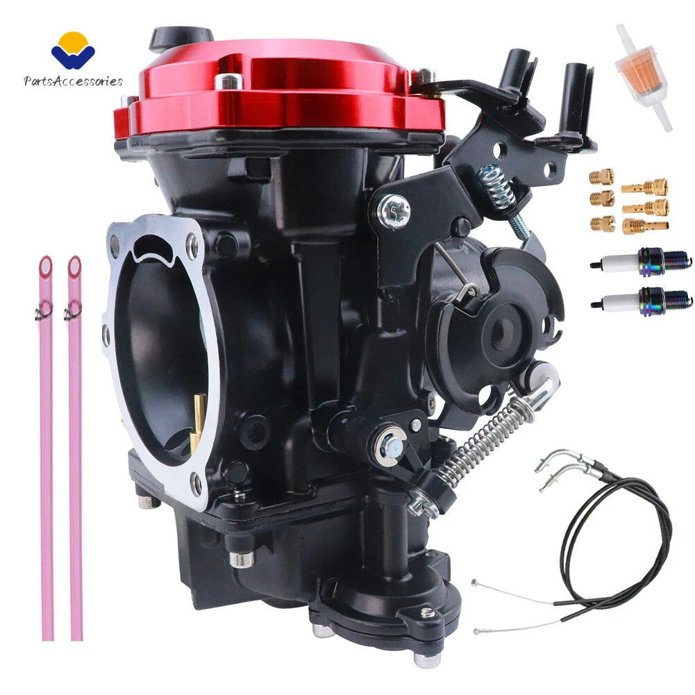 CV 40mm Carburetor & 35" Throttle Cable for Touring (1988–2016)