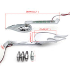 Flame LED Turn Signal Integrated Mirrors for Yamaha Cruiser Royal Star (All Years)