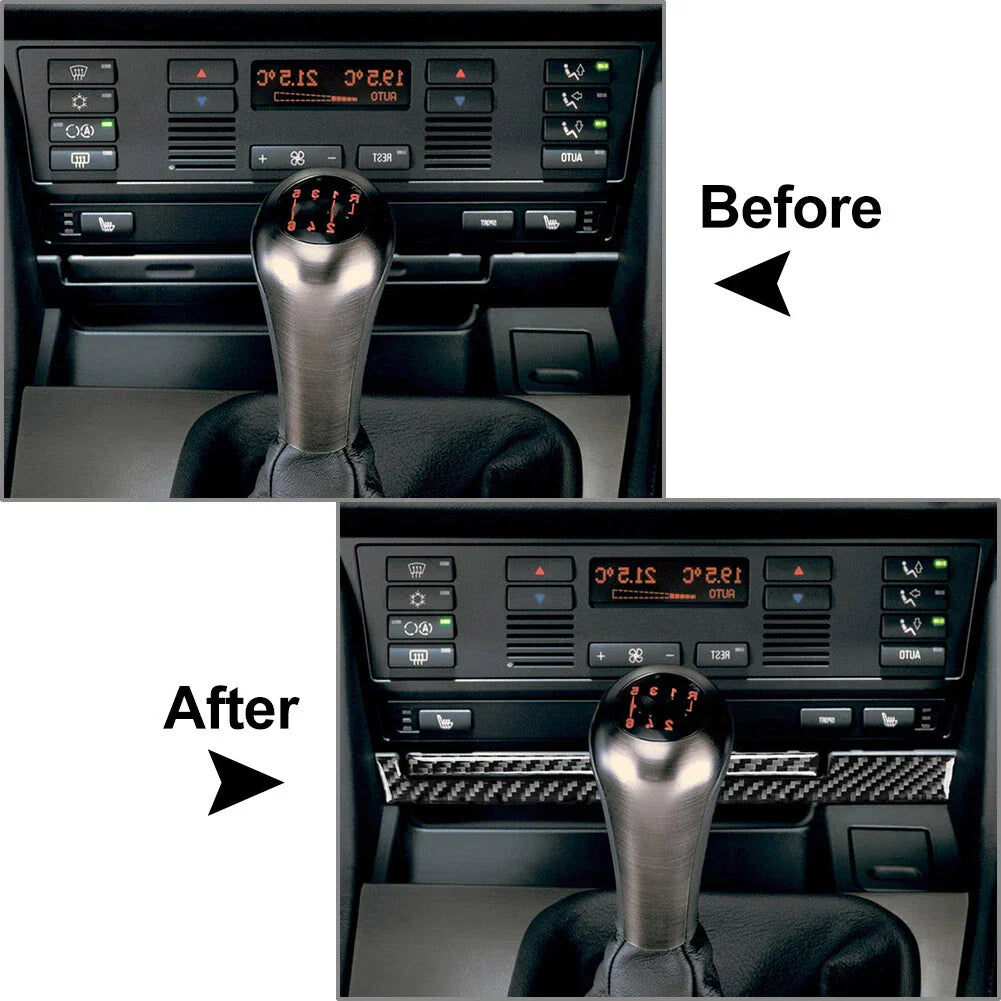 Carbon Fiber Cup Holder Cover Trim for BMW 5 Series M5 (1998-2003)