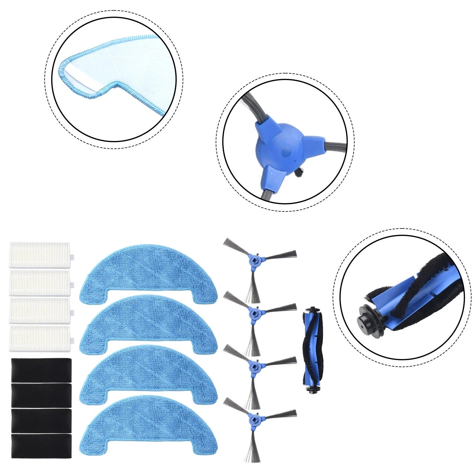 Replacement Parts for Coredy R550 R600 R650 R750 Vacuum Cleaner