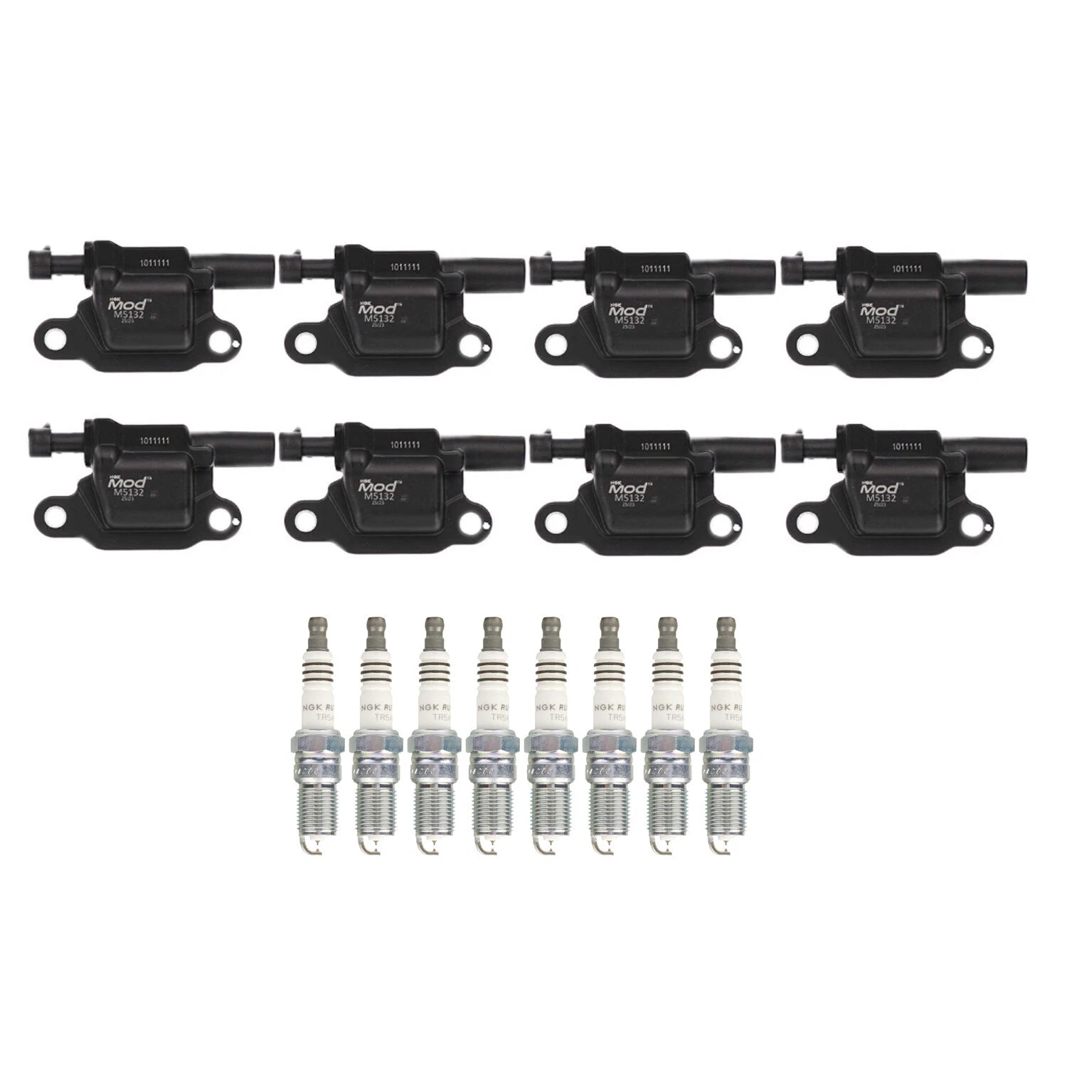 NGK Ignition Coil & Spark Plug Kit for GMC V8