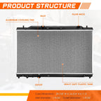 Full Aluminum Core Radiator for Honda CR-V 1.5T (2023–2026) DPI-13946