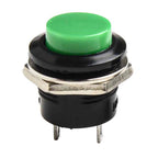 12V 16mm Metal Round Momentary Switch for Automotive Applications