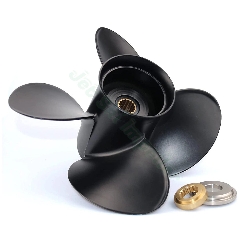 Outboard Propeller 13x17 for Yamaha 50-130HP (4 Blades, 15 Spline)